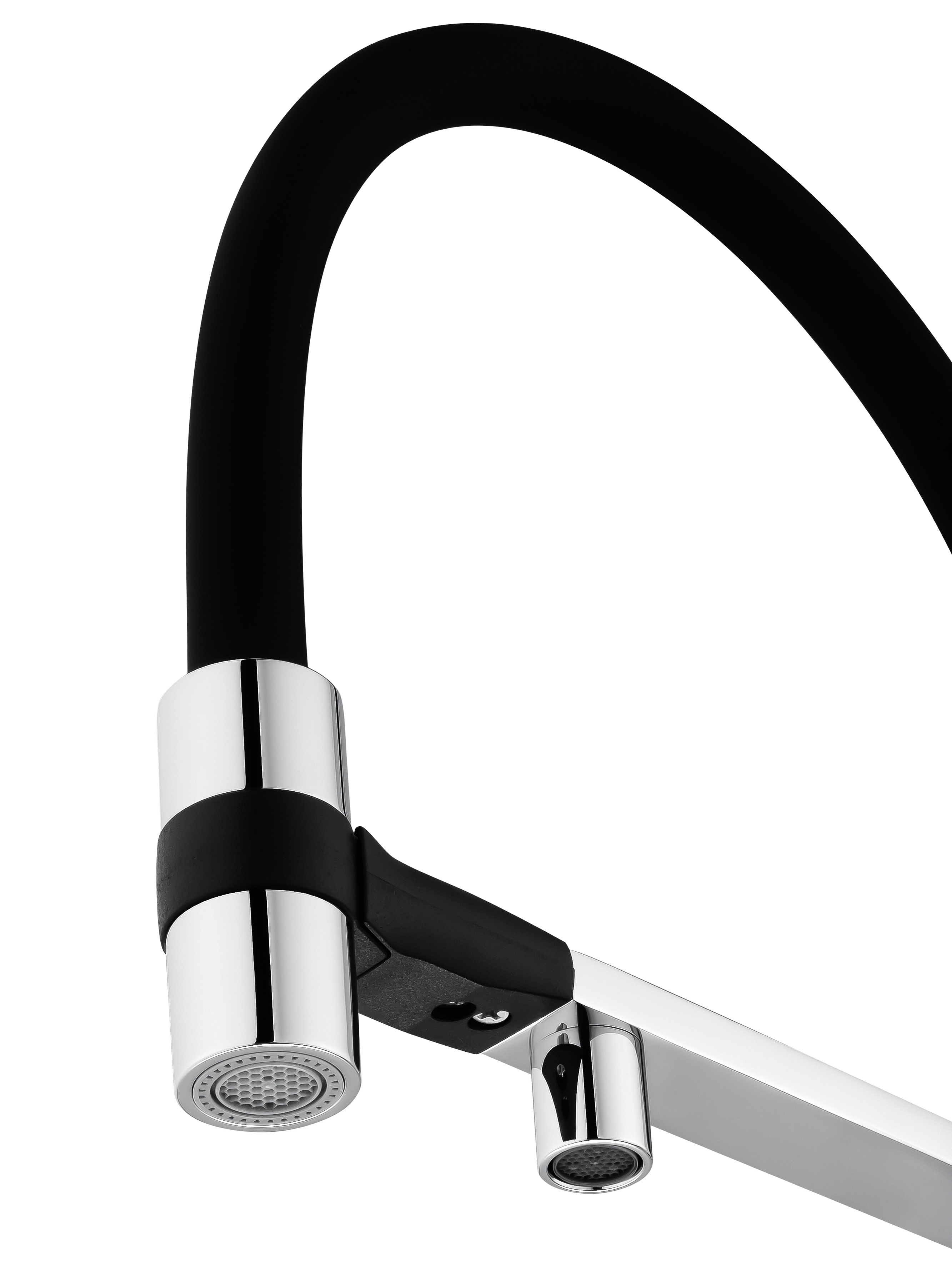 Смеситель для кухни с гибким изливом и подключением фильтра WONZON & WOGHAND, Хром (WW-88458012-CR) - Gidratop.ru изображение