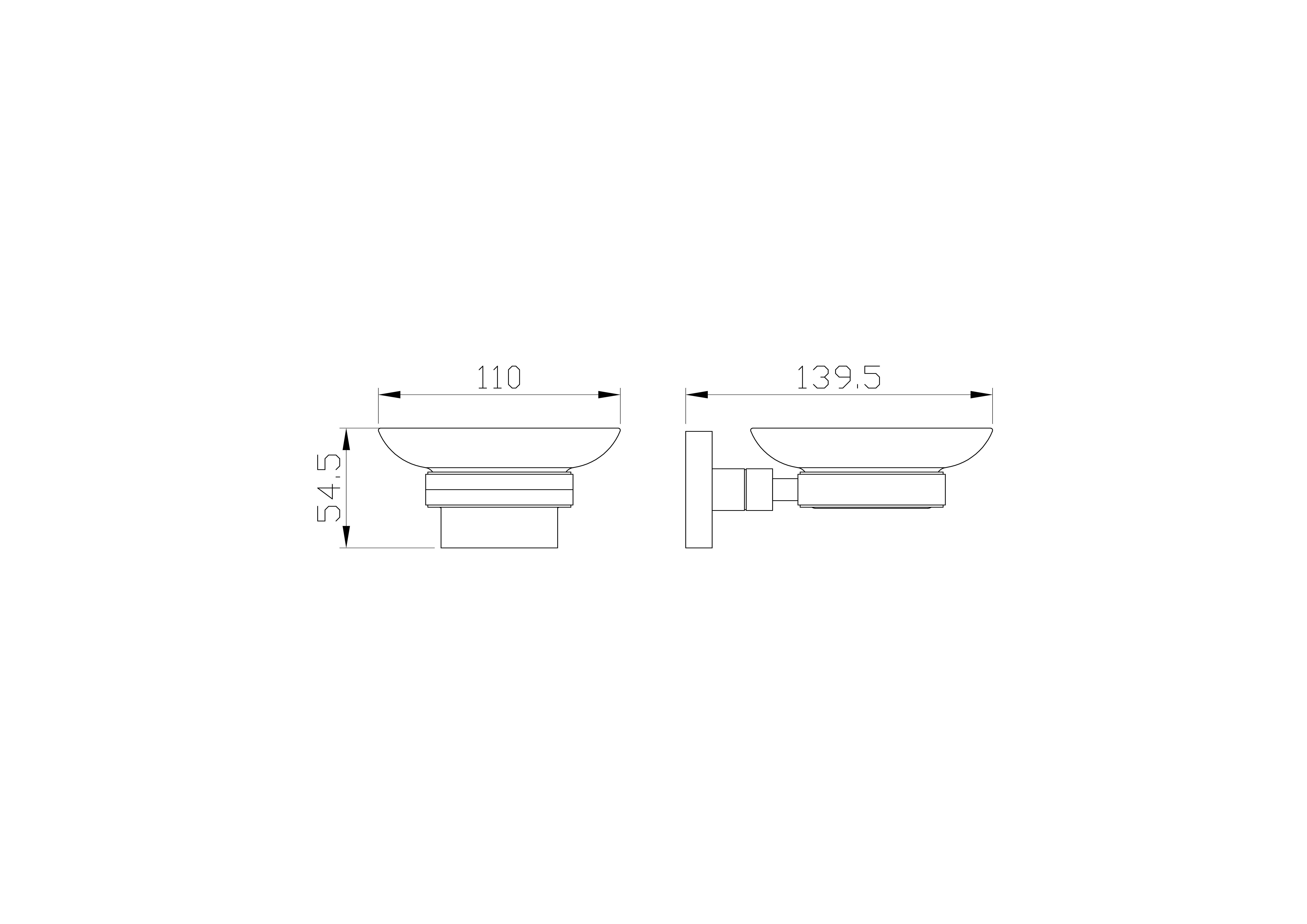 Мыльница с держателем WONZON & WOGHAND POLO, Хром (WW-8922) - Gidratop.ru изображение