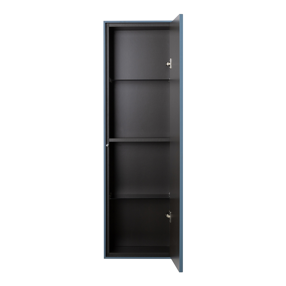 PORTOFINO Колонна подвесная с одной распашной дверцей, реверсивная 55967 Blu Avio, 35x20x115 - Gidratop.ru изображение