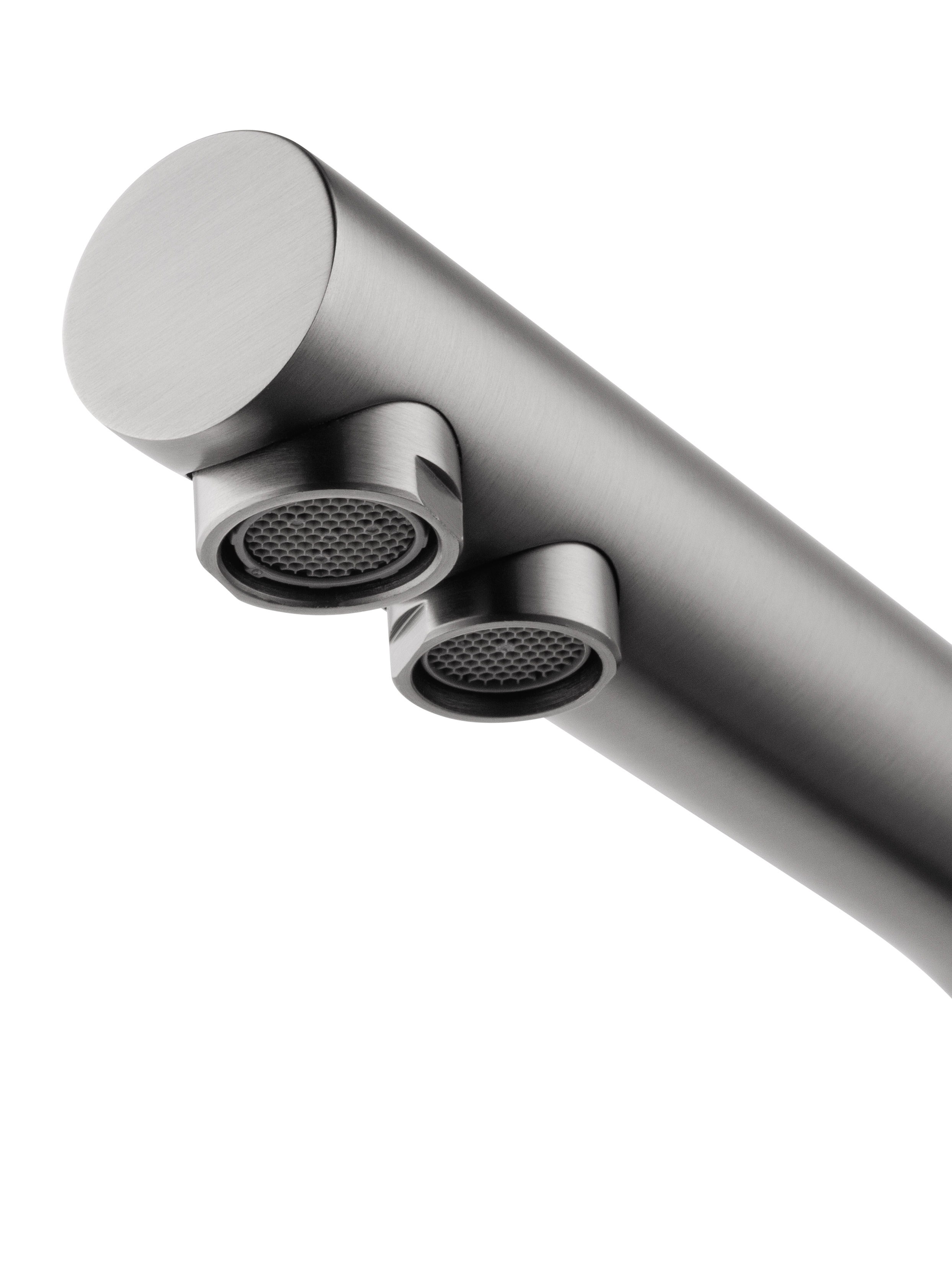 Смеситель для кухни c подключением фильтра WONZON & WOGHAND, Темный графит (WW-88458005-BGM) - Gidratop.ru изображение