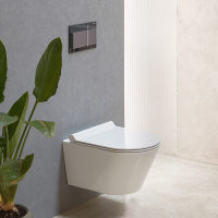 Catalano Zero Унитаз подвесной 55*35, безободковый, цвет белый глянцевый