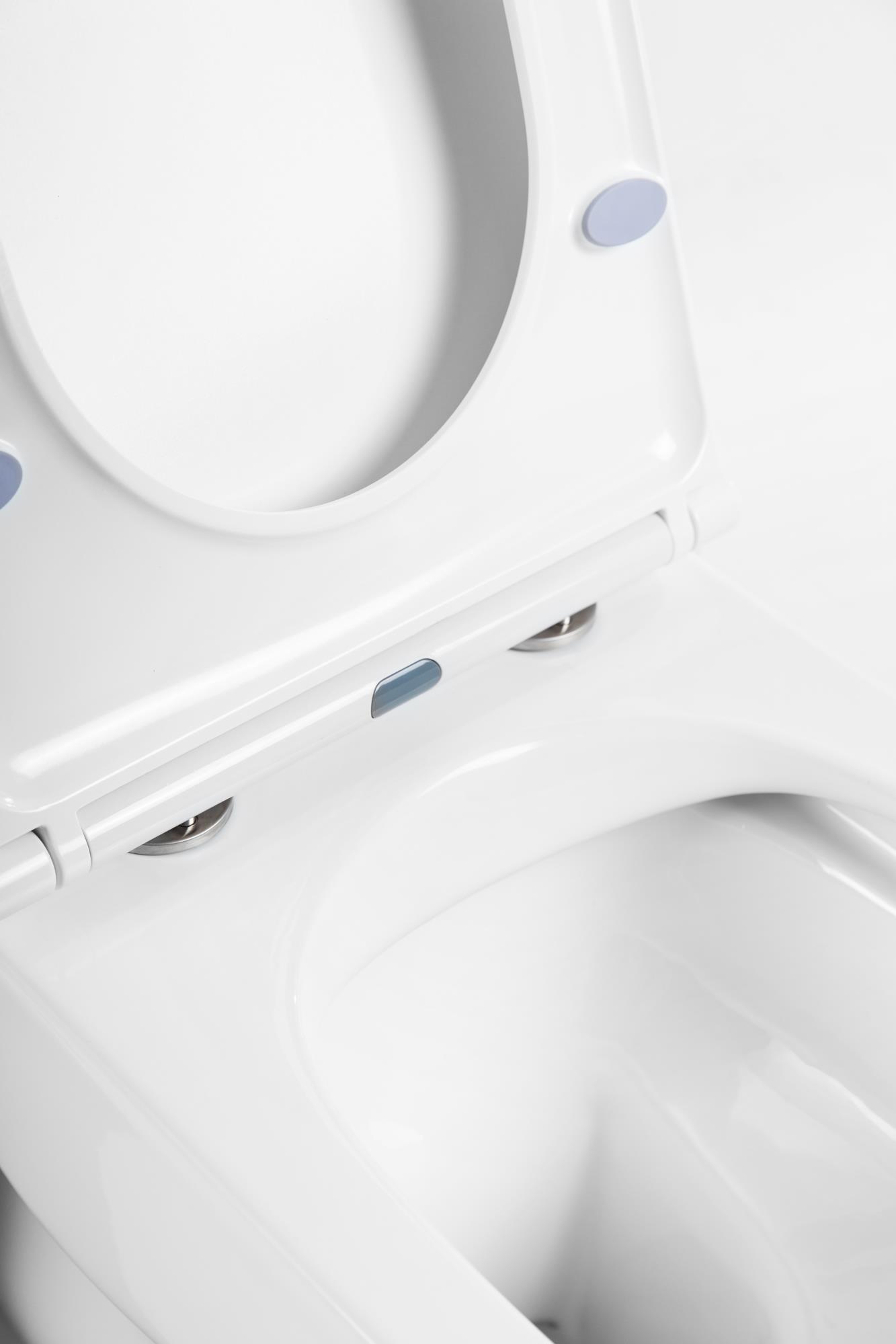 Унитаз подвесной безободковый BelBagno ONDA BB066CHR/BB870SC - Gidratop.ru изображение