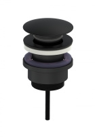 Донный клапан для раковины 1 1/4 WONZON & WOGHAND, Черный матовый (WW-88SS07-MB)