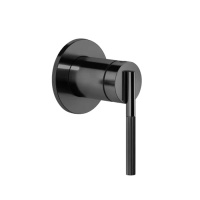 GESSI INGRANAGGIO смеситель для раковины встраиваемый, однорычажный, внешняя часть, цвет Black Metal PVD - Gidratop.ru изображение