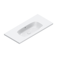 Catalano Alvea Раковина 100*46 подвесная или на мебель, цвет белый глянцевый - Gidratop.ru изображение