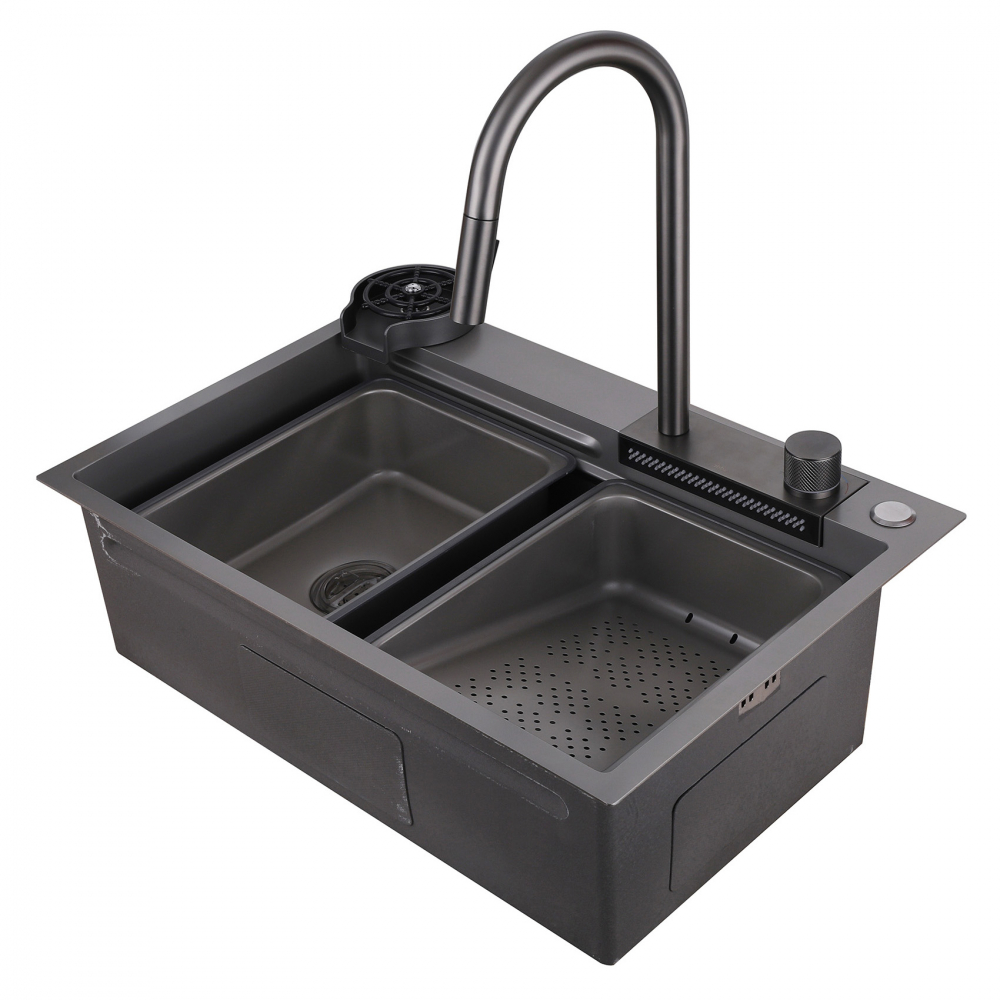 Кухонная мойка ABBER Wasser Kreis AF2194NG никель - Gidratop.ru изображение