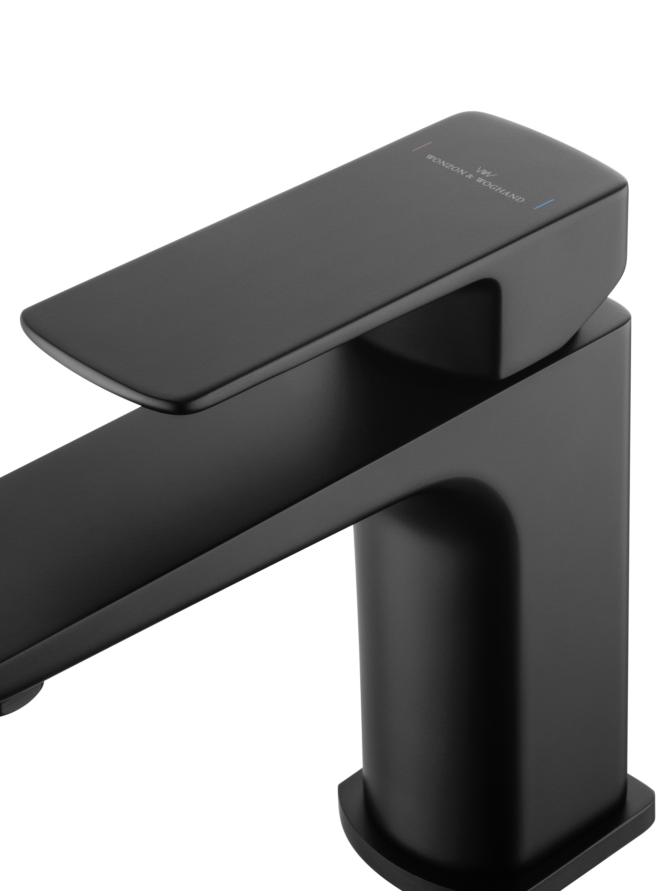 Смеситель для раковины WONZON & WOGHAND EDGE, Черный матовый (WW-88139003-MB) - Gidratop.ru изображение