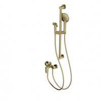 Смеситель для душа с гарнитуром WONZON & WOGHAND, Брашированное золото (WW-A4888-BG) - Gidratop.ru изображение