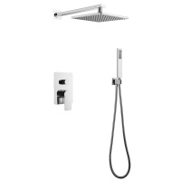 Душевая система ABBER Weiss Insel AF8018 скрытого монтажа без излива, хром - Gidratop.ru изображение