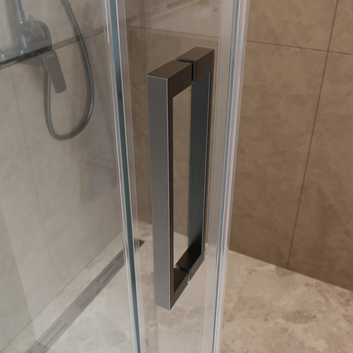 Душевой уголок BelBagno SOFT_CLOSE-1-AH-1-120/100-C-GM - Gidratop.ru изображение