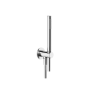 Gessi Shower Sets душевой комплект, состоящий из вывода воды, держателя, шланга 1,50 м и лейки, цвет: хром - Gidratop.ru изображение