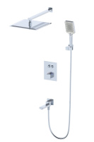 Душевая система с термостатом встраиваемая WONZON & WOGHAND, Хром (WW-88929003-CR) - Gidratop.ru изображение