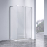 Душевой уголок Slim-N VSR-4SN8010CL, 1000*800, хром, стекло прозрачное - Gidratop.ru изображение