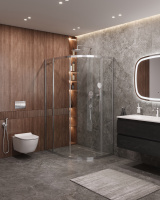 Душевой уголок CEZARES MOLVENO-RH-1-110/90-C-Cr-IV - Gidratop.ru изображение