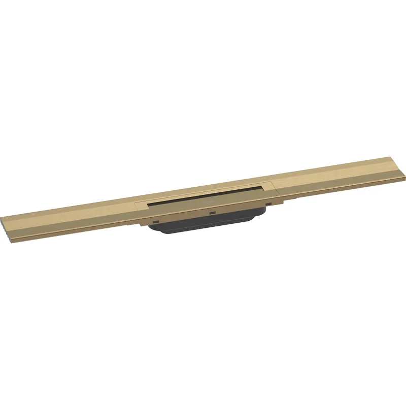 Решетка для дренажного канала Hansgrohe RainDrain Flex, 70 см, шлифованная бронза, 56050140 - Gidratop.ru изображение