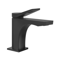 GESSI Rilievo смеситель для раковины на 1 отв. без донного клапана  h=156мм, излив 131мм , цвет: nero XL - Gidratop.ru изображение