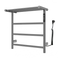 Полотенцесушитель электрический с полкой WONZON & WOGHAND BONN, Темный графит (WW-AL402-GM)