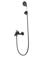 Смеситель для ванны с душем WONZON & WOGHAND STEAM, Черный матовый (WW-88639008-MB) - Gidratop.ru изображение