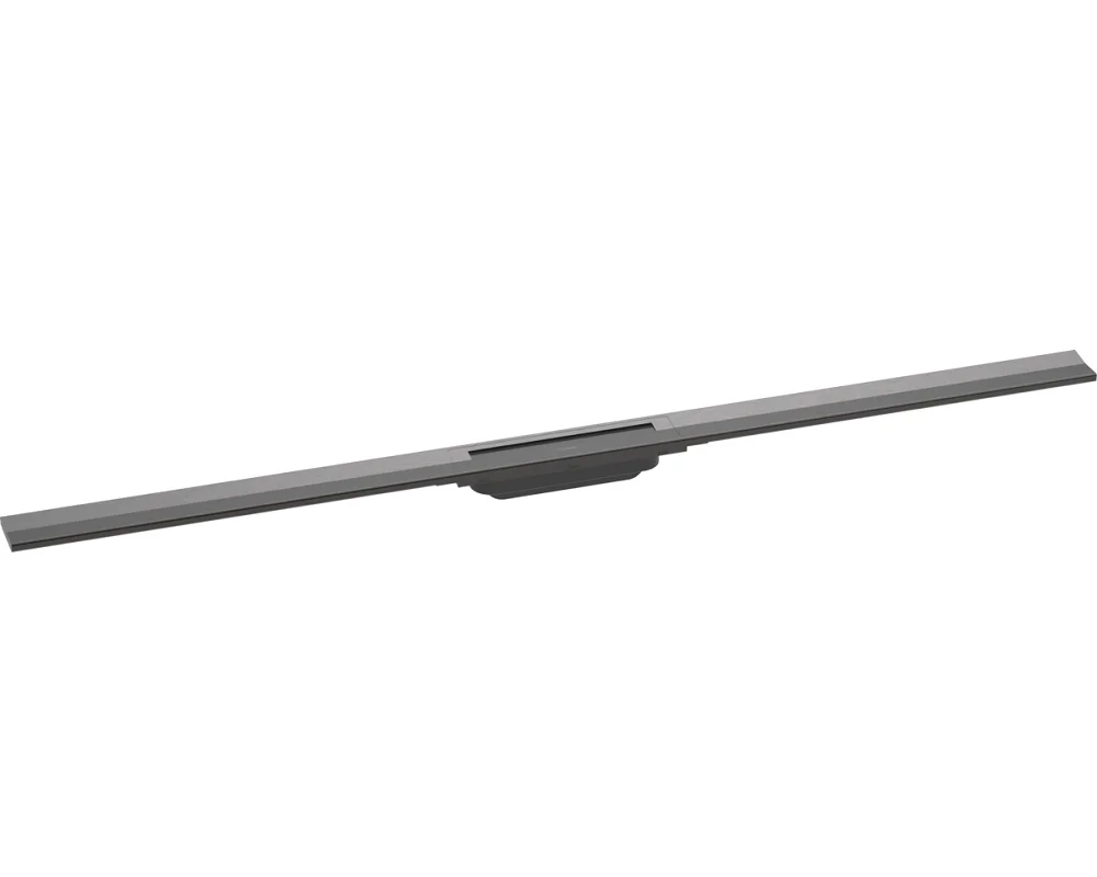Решетка для дренажного канала Hansgrohe RainDrain Flex, 120 см, черный хром, 56047340 - Gidratop.ru изображение