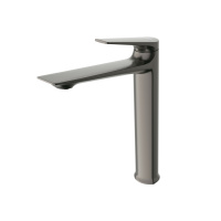 LINER-LC-GM-W0 Смеситель для накладной раковины однорычажный, без донного клапана, исполнение оружейная сталь - Gidratop.ru изображение