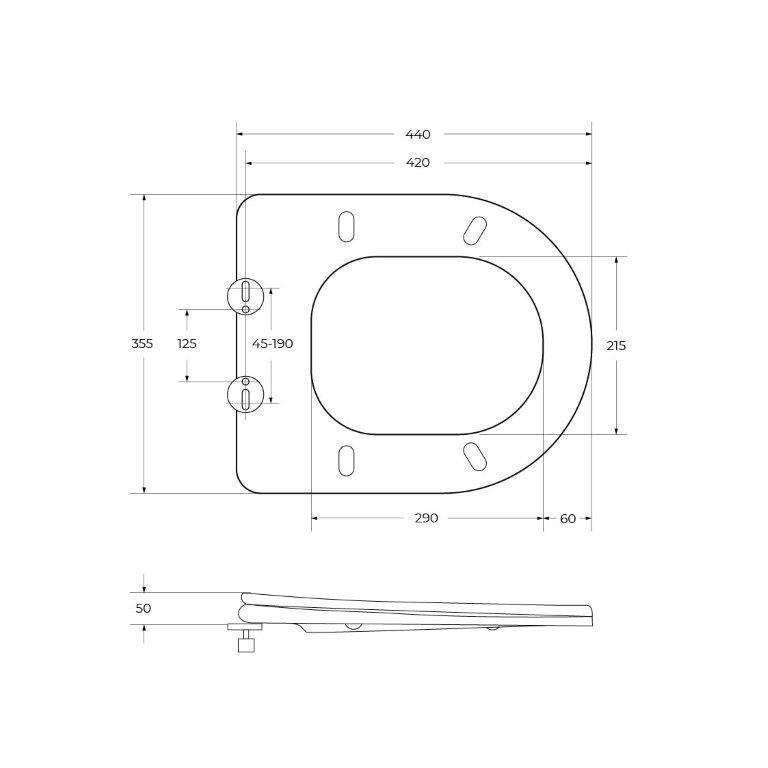 Унитаз-компакт безободковый BelBagno STEAM BB130CPR/SC/BB130T - Gidratop.ru изображение