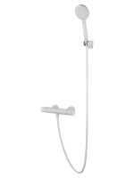 Смеситель для душа с термостатом WONZON & WOGHAND INN 6, Белый матовый (WW-B2029-A-MW) - Gidratop.ru изображение