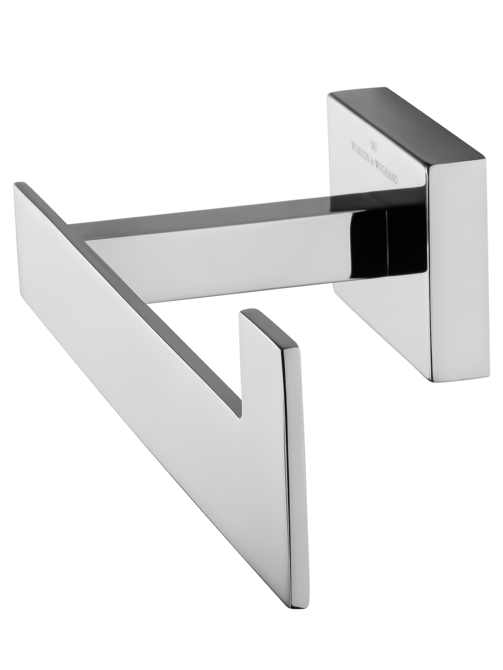 Держатель для туалетной бумаги без крышки WONZON & WOGHAND FLAT, Хром (WW-9716) - Gidratop.ru изображение