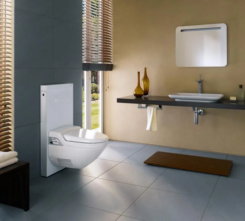 Электронный унитаз Geberit AquaClean 8000 plus 180.100.11.1 подвесной с функцией биде - Gidratop.ru изображение