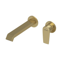 NAUTIC-BLI2-SR Смеситель для раковины встраиваемый однорычажный, на два отверстия, исполнение Sunrise - Gidratop.ru изображение