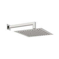 Gessi Emporio shower верхний душ для настенного крепления, поворотная, с защитой от известкового налёта, цвет: Mirror Steel - Gidratop.ru изображение