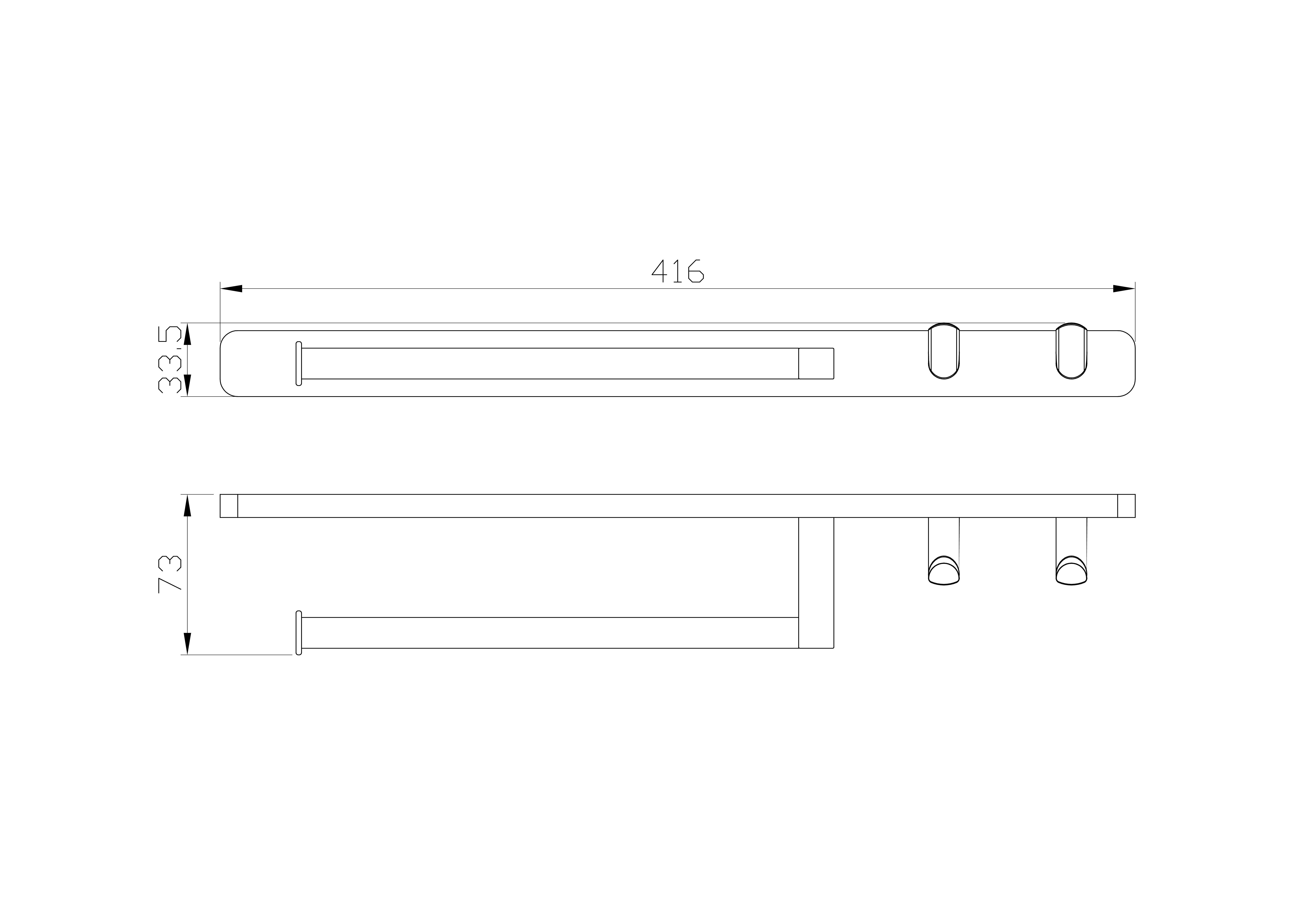 Кольцо для полотенец с 2 крючками WONZON & WOGHAND GRAFFITY, Брашированный никель (WW-9361-BN) - Gidratop.ru изображение