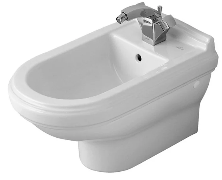 Биде Villeroy & Boch Hommage подвесное, 7441B0, белый альпин/старвайт - Gidratop.ru изображение