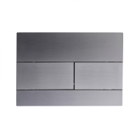 Кнопка смыва для инсталляции механическая WONZON & WOGHAND, Темный графит (WW-IB235-BGM)