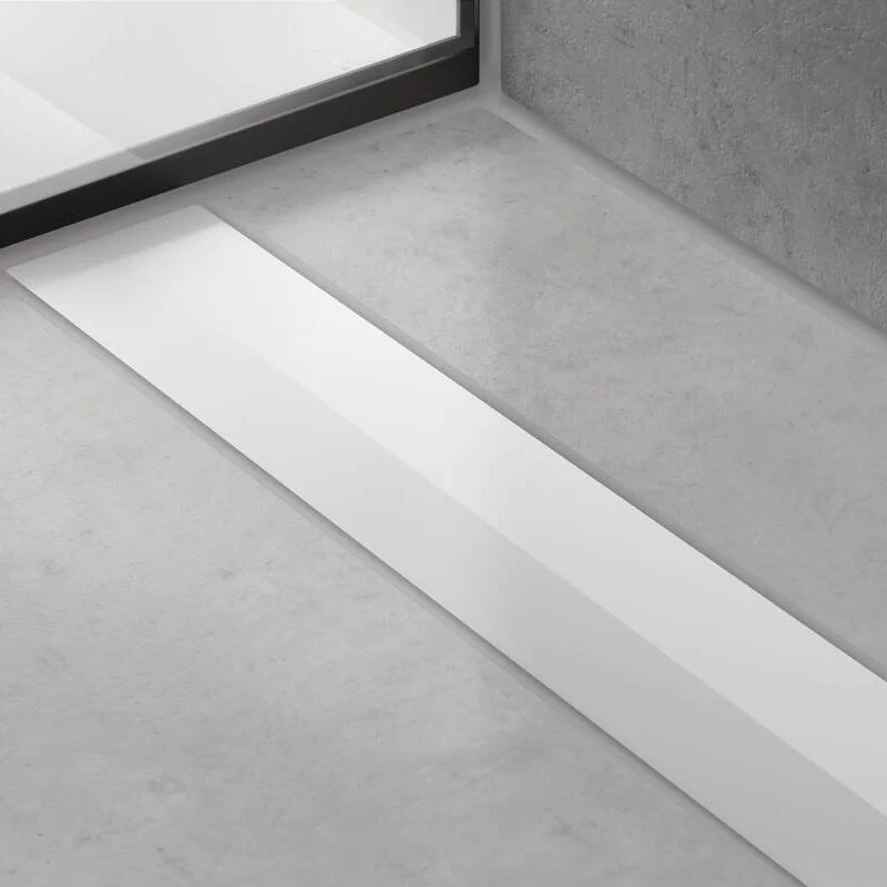 Решетка для дренажного канала Hansgrohe RainDrain Flex, 80 см, белый матовый, 56044700 - Gidratop.ru изображение