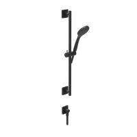 Gessi Emporio shower штанга в комплекте с душевой лейкой, шланг 1,50 м и вывод воды, цвет: Black XL - Gidratop.ru изображение