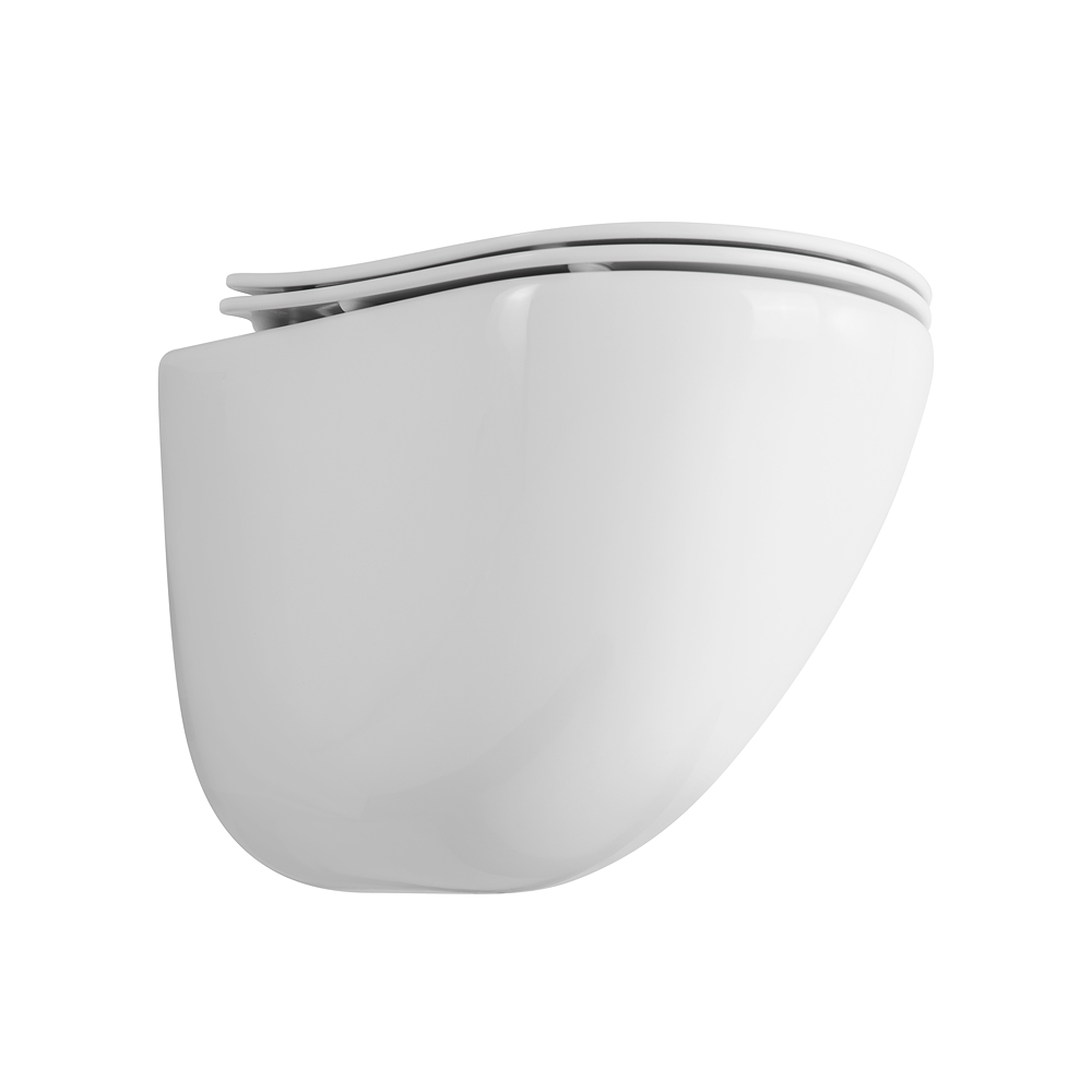 Унитаз подвесной безободковый BelBagno AMANDA BB051CHR/BB051SC - Gidratop.ru изображение