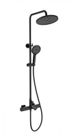 Душевая система с термостатом WONZON & WOGHAND SOLID, Черный матовый (WW-C3011-A-MB) - Gidratop.ru изображение