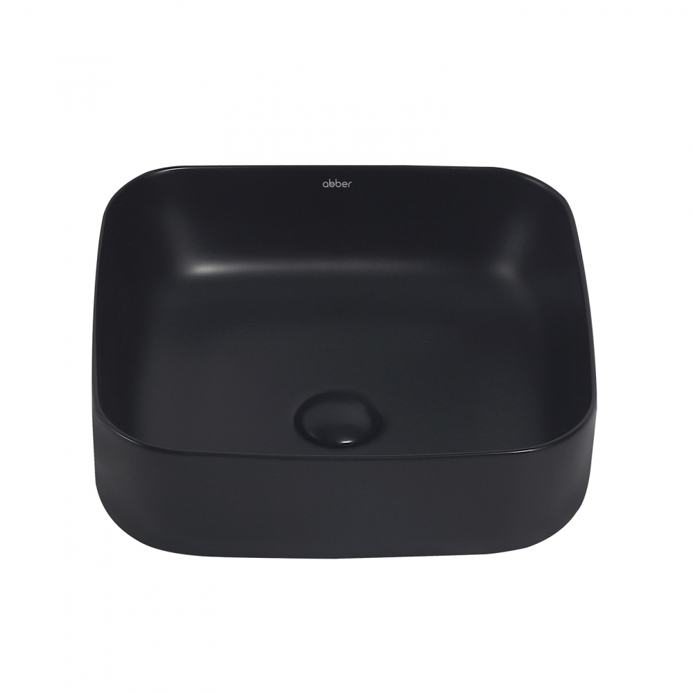 Раковина накладная ABBER Rechteck AC2211MB черная матовая - Gidratop.ru изображение