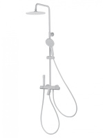 Душевая система с термостатом WONZON & WOGHAND The ONE, Белый матовый (WW-B3094-MW) - Gidratop.ru изображение