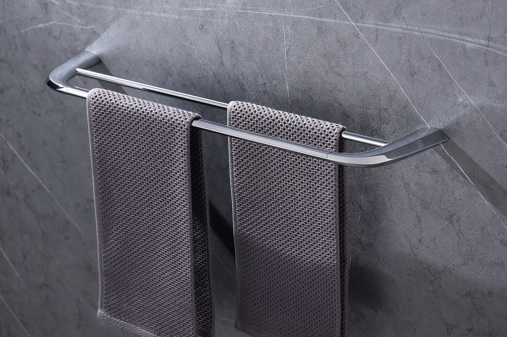 Полотенцедержатель двойной ABBER Nord AA1553 хром - Gidratop.ru изображение