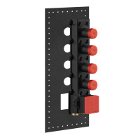 Gessi внутренняя часть встраиваемого термостатического смесителя с 4мя независимыми выходами - Gidratop.ru изображение