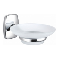 Мыльница с держателем WONZON & WOGHAND PORTO, Хром (WW-1201) - Gidratop.ru изображение