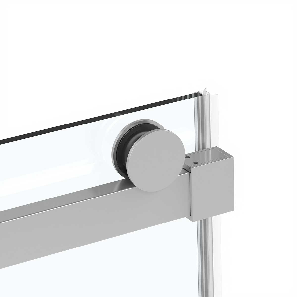 Душевая дверь Como Soft VDS-1CS130CL, 1300, хром, стекло прозрачное - Gidratop.ru изображение