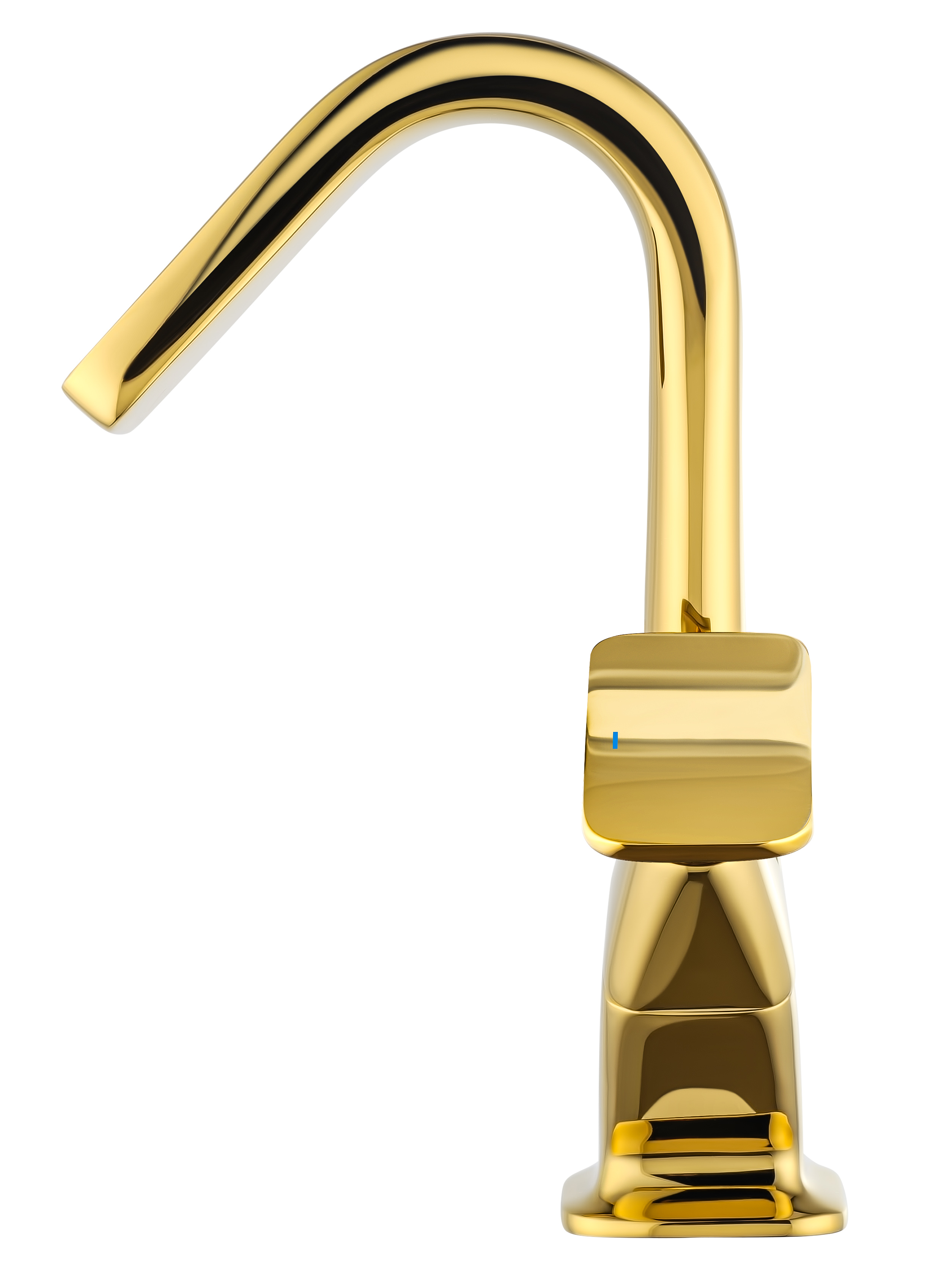 Смеситель для раковины высокий WONZON & WOGHAND SHAKESPEARE, Темное золото (WW-651103-DG) - Gidratop.ru изображение