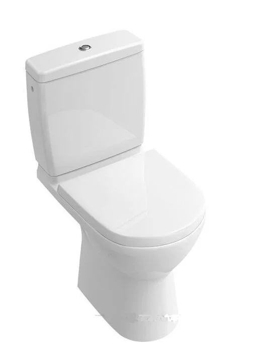 Напольный безободковый унитаз с бачком (5788 S101) Villeroy&Boch O.novo 5689 R001 - Gidratop.ru изображение