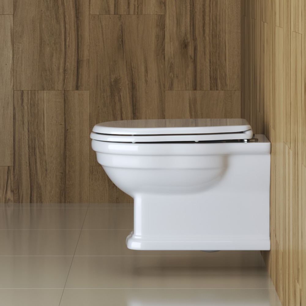 Унитаз подвесной безободковый BelBagno BOHEME BB115CH/BB115SC - Gidratop.ru изображение