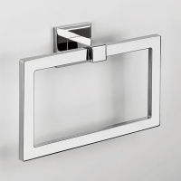 Colombo Basic Q Держатель полотенца кольцевой 19,4*13,7см, цвет: хром - Gidratop.ru изображение