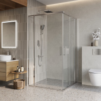Душевой уголок BelBagno LUCE-A-22-100+30-C-Cr - Gidratop.ru изображение