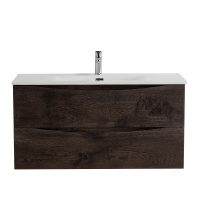 MARINO-CER-N База под раковину подвесная с двумя выкатными ящиками, Rovere Nature Grigio, 996x457x500, MARINO-CER-N-1000-2C-SO-RNG-P - Gidratop.ru изображение