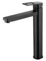 Смеситель для раковины высокий WONZON & WOGHAND FRAME, Черный матовый (WW-88239010-MB) - Gidratop.ru изображение